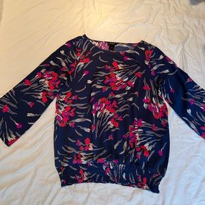 ANN TAYLOR floral blouse